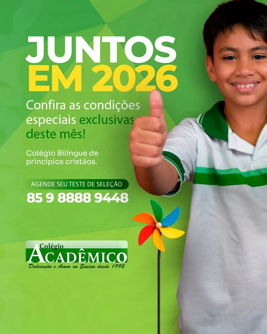 Juntos em 2026 para Colégio Acadêmico