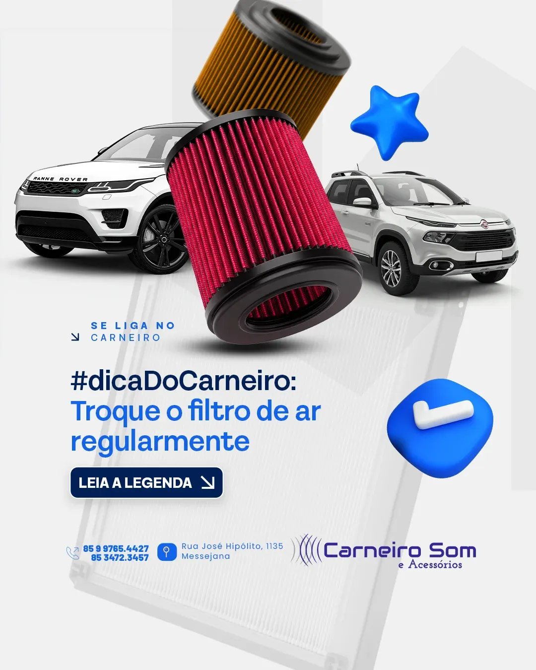 Se Liga no Carneiro - Filtro de Ar para Carneiro Som